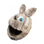 Auto si Moto - Moto - Echipamente protectie moto - Casti moto - Husa amuzanta casca moto Funny Rider, marime universala, Gonga® Gri - Infinity.ro