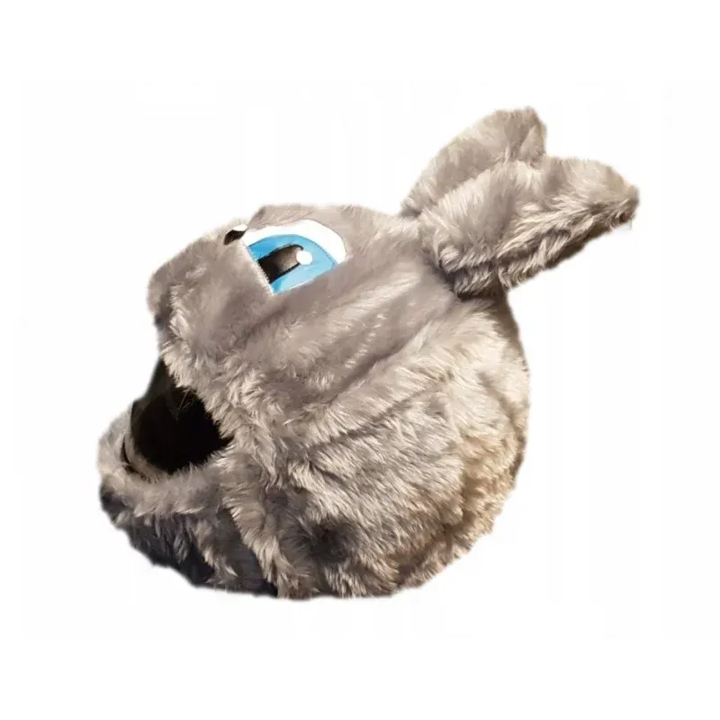 Auto si Moto - Moto - Echipamente protectie moto - Casti moto - Husa amuzanta casca moto Funny Rider, marime universala, Gonga® Gri - Infinity.ro