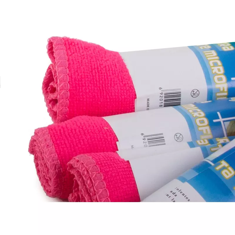 Market - Curatenie si intretinere casa - Produse bucatarie - Lavete si bureti - Set 12 lavete din microfibre pentru curatat, Gonga® Multicolor - Infinity.ro