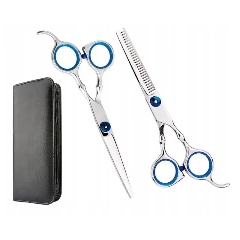 Ingrijire personala si Cosmetice - Aparate & accesorii ingrijire personala - Aparate de ras si tuns - Seturi complete de ras & tuns - Set pentru frizerie si coafor, 6 piese, Gonga® Argintiu - Infinity.ro