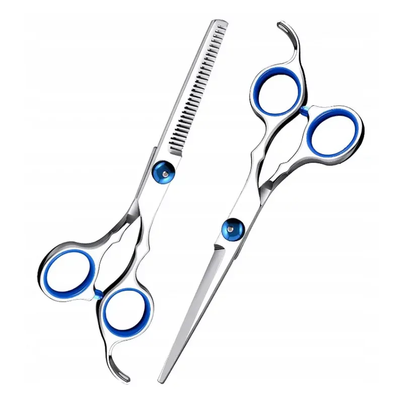 Ingrijire personala si Cosmetice - Aparate & accesorii ingrijire personala - Aparate de ras si tuns - Seturi complete de ras & tuns - Set pentru frizerie si coafor, 6 piese, Gonga® Argintiu - Infinity.ro