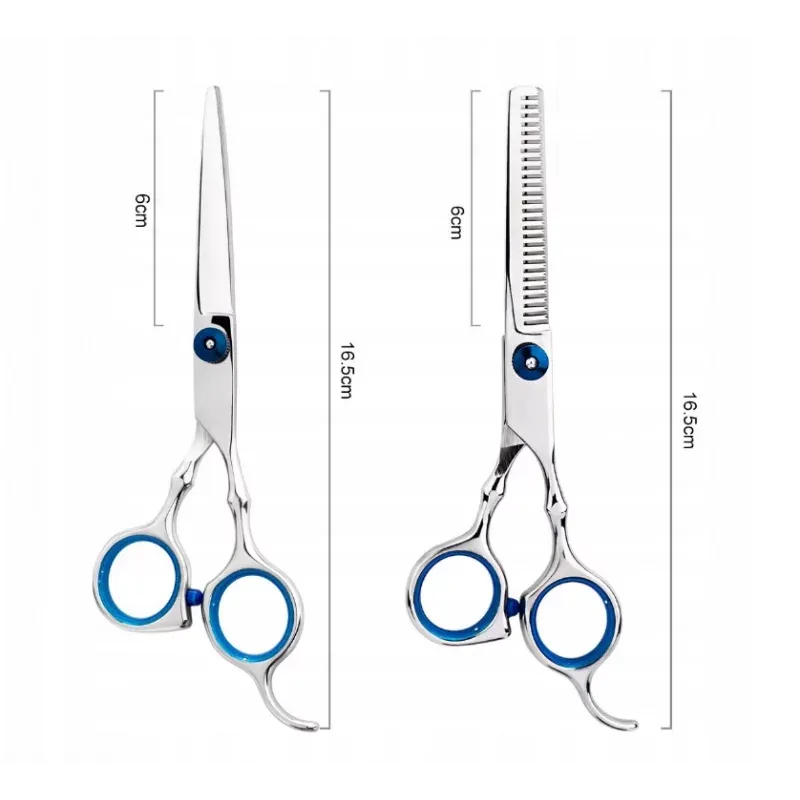 Ingrijire personala si Cosmetice - Aparate & accesorii ingrijire personala - Aparate de ras si tuns - Seturi complete de ras & tuns - Set pentru frizerie si coafor, 6 piese, Gonga® Argintiu - Infinity.ro