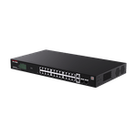PC, gaming si accesorii - Retelistica - Switch-uri - Switch-uri cu management - Switch 24 porturi PoE RJ45 Gigabit, 2 x RJ45 Gigabit, 2 x SFP Gigabit, Management, 1U - IP-COM G2228P-24-410W - Infinity.ro