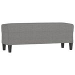 Casa si Gradina - Mobilier - Canapele si coltare - Banchete - Banca, gri inchis, 100x35x41 cm, textil - Infinity.ro