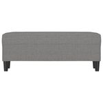 Casa si Gradina - Mobilier - Canapele si coltare - Banchete - Banca, gri inchis, 100x35x41 cm, textil - Infinity.ro