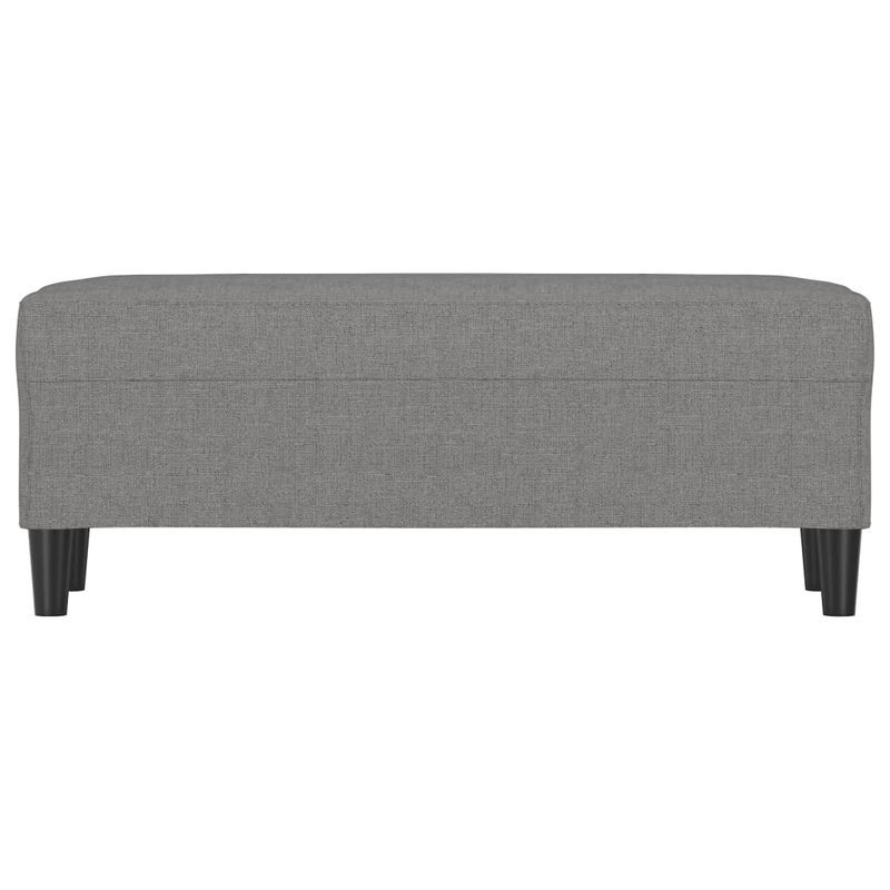 Casa si Gradina - Mobilier - Canapele si coltare - Banchete - Banca, gri inchis, 100x35x41 cm, textil - Infinity.ro