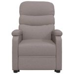 Casa si Gradina - Mobilier - Scaune si fotolii - Fotolii - Fotoliu rabatabil, gri taupe, material textil - Infinity.ro
