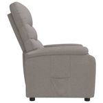 Casa si Gradina - Mobilier - Scaune si fotolii - Fotolii - Fotoliu rabatabil, gri taupe, material textil - Infinity.ro