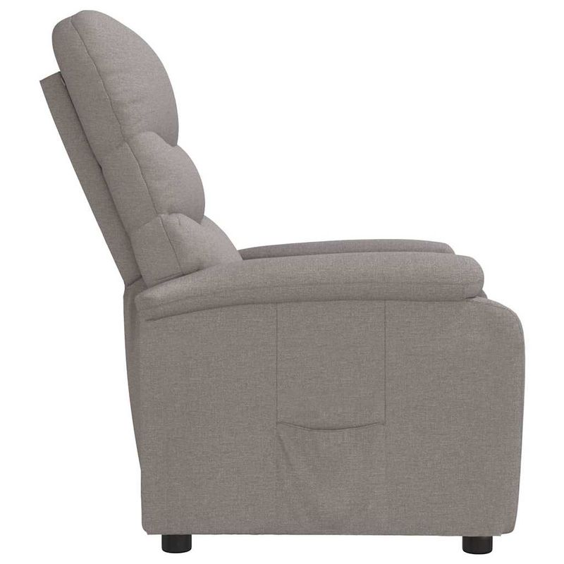 Casa si Gradina - Mobilier - Scaune si fotolii - Fotolii - Fotoliu rabatabil, gri taupe, material textil - Infinity.ro