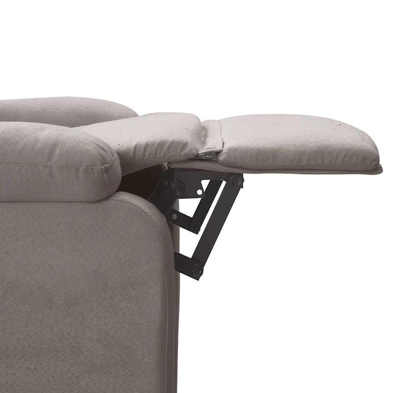 Casa si Gradina - Mobilier - Scaune si fotolii - Fotolii - Fotoliu rabatabil, gri taupe, material textil - Infinity.ro