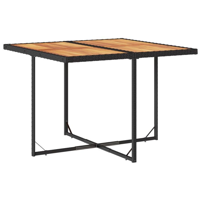 Casa si Gradina - Gradina si terasa - Mobilier exterior - Seturi mobila gradina - Set mobilier de gradina cu perne, 9 piese, negru, poliratan - Infinity.ro