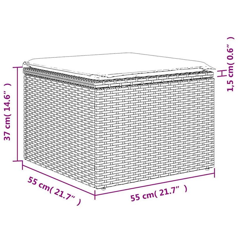 Casa si Gradina - Gradina si terasa - Mobilier exterior - Seturi mobila gradina - Set canapele de gradina cu perne, 6 piese, gri, poliratan - Infinity.ro