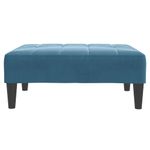 Casa si Gradina - Mobilier - Scaune si fotolii - Tabureti - Taburet, albastru, 77x55x31 cm, catifea - Infinity.ro