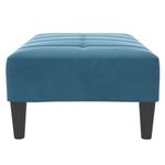 Casa si Gradina - Mobilier - Scaune si fotolii - Tabureti - Taburet, albastru, 77x55x31 cm, catifea - Infinity.ro