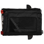 Petshop - Accesorii petshop - Culcusuri si custi - Genti si articole transport - Remorca bicicleta animale companie, negru, textil oxford/fier - Infinity.ro