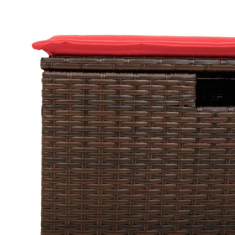 Casa si Gradina - Gradina si terasa - Mobilier exterior - Seturi mobila gradina - Set canapele de gradina cu perne, 6 piese, maro, poliratan - Infinity.ro