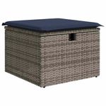 Casa si Gradina - Gradina si terasa - Mobilier exterior - Seturi mobila gradina - Set mobilier gradina cu perne, 6 piese, gri, poliratan - Infinity.ro