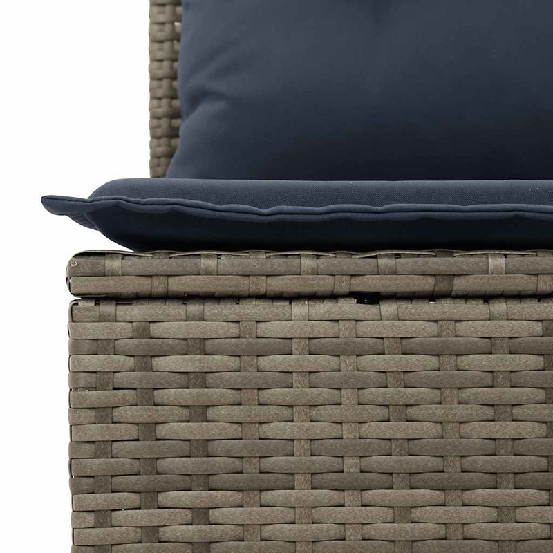 Casa si Gradina - Gradina si terasa - Mobilier exterior - Seturi mobila gradina - Set mobilier gradina cu perne 16piese gri poliratan/lemn acacia - Infinity.ro
