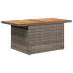 Casa si Gradina - Gradina si terasa - Mobilier exterior - Seturi mobila gradina - Set canapele de gradina, 7 piese, cu perne, gri, poliratan - Infinity.ro
