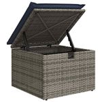 Casa si Gradina - Gradina si terasa - Mobilier exterior - Seturi mobila gradina - Set canapea de gradina cu perne, 4 piese, gri, poliratan - Infinity.ro