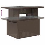 Casa si Gradina - Gradina si terasa - Mobilier exterior - Seturi mobila gradina - Set mobilier gradina perne 8 piese negru, poliratan/lemn acacia - Infinity.ro