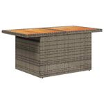 Casa si Gradina - Gradina si terasa - Mobilier exterior - Seturi mobila gradina - Set mobilier de gradina cu perne, 10 piese, gri, poliratan - Infinity.ro