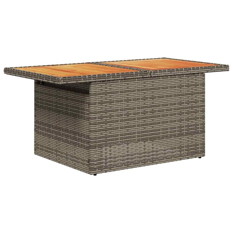 Casa si Gradina - Gradina si terasa - Mobilier exterior - Seturi mobila gradina - Set canapele gradina perne 11 piese, gri, poliratan/lemn acacia - Infinity.ro
