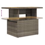 Casa si Gradina - Gradina si terasa - Mobilier exterior - Seturi mobila gradina - Set canapele gradina perne 11 piese, gri, poliratan/lemn acacia - Infinity.ro
