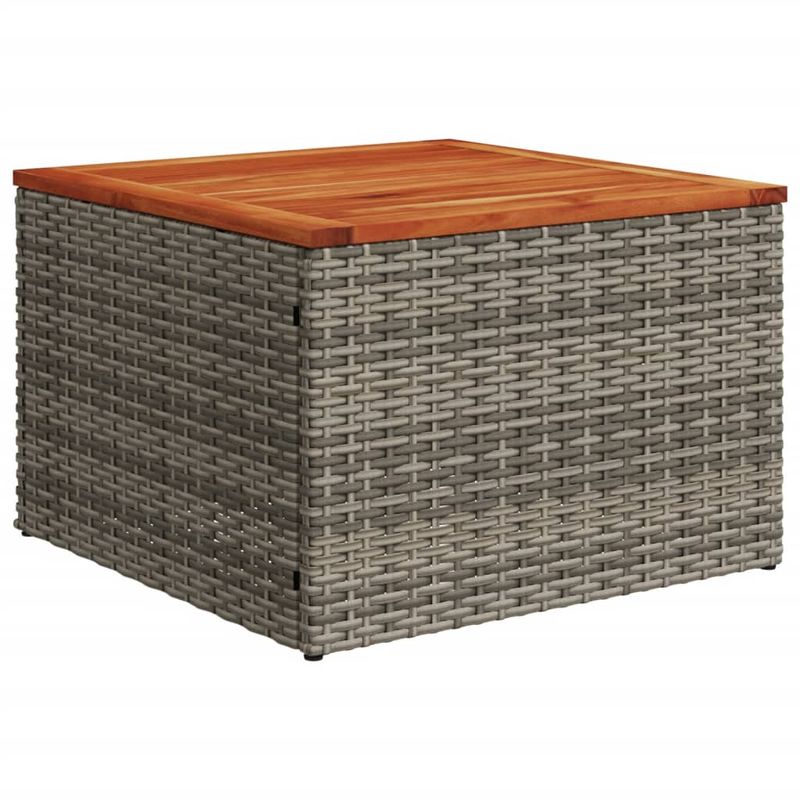 Casa si Gradina - Gradina si terasa - Mobilier exterior - Seturi mobila gradina - Set canapele de gradina, 9 piese, cu perne, gri, poliratan - Infinity.ro