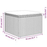 Casa si Gradina - Gradina si terasa - Mobilier exterior - Seturi mobila gradina - Set canapea de gradina cu perne, 4 piese, gri, poliratan - Infinity.ro