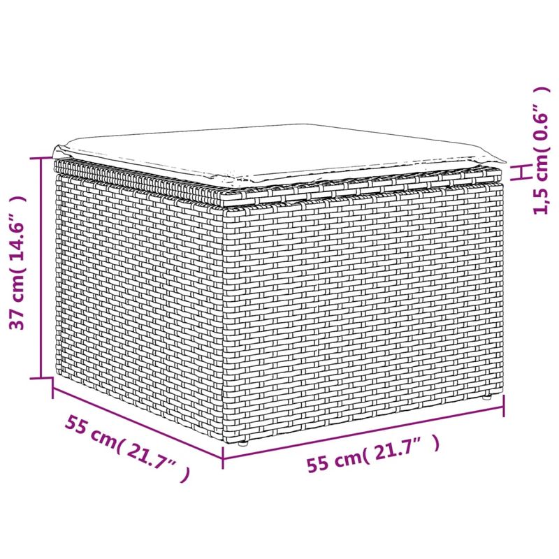 Casa si Gradina - Gradina si terasa - Mobilier exterior - Seturi mobila gradina - Set canapea de gradina cu perne, 4 piese, gri, poliratan - Infinity.ro