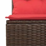 Casa si Gradina - Gradina si terasa - Mobilier exterior - Seturi mobila gradina - Set canapele de gradina cu perne, 6 piese, maro, poliratan - Infinity.ro