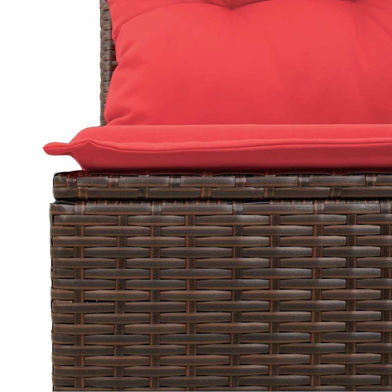 Casa si Gradina - Gradina si terasa - Mobilier exterior - Seturi mobila gradina - Set canapele de gradina cu perne, 6 piese, maro, poliratan - Infinity.ro