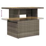 Casa si Gradina - Gradina si terasa - Mobilier exterior - Seturi mobila gradina - Set canapele de gradina cu perne, 8 piese, gri, poliratan - Infinity.ro