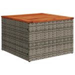 Casa si Gradina - Gradina si terasa - Mobilier exterior - Seturi mobila gradina - Set canapele de gradina, 9 piese, cu perne, gri, poliratan - Infinity.ro