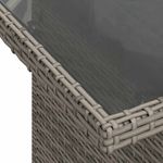 Casa si Gradina - Gradina si terasa - Mobilier exterior - Seturi mobila gradina - Set canapele gradina cu perne 9 piese gri poliratan/lemn acacia - Infinity.ro