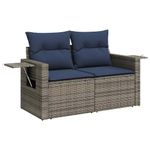 Casa si Gradina - Gradina si terasa - Mobilier exterior - Seturi mobila gradina - Set canapele de gradina cu perne, 9 piese, maro, poliratan - Infinity.ro