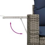 Casa si Gradina - Gradina si terasa - Mobilier exterior - Seturi mobila gradina - Set canapele de gradina cu perne, 9 piese, maro, poliratan - Infinity.ro