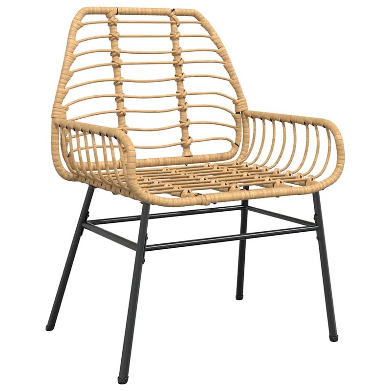 Casa si Gradina - Gradina si terasa - Mobilier exterior - Seturi mobila gradina - Set de sufragerie de gradina 9 piese sticla maro din poli ratan - Infinity.ro