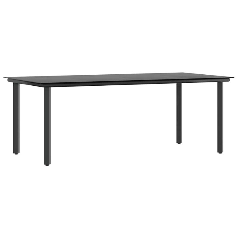 Casa si Gradina - Gradina si terasa - Mobilier exterior - Seturi mobila gradina - Set de sufragerie de gradina 9 piese sticla maro din poli ratan - Infinity.ro