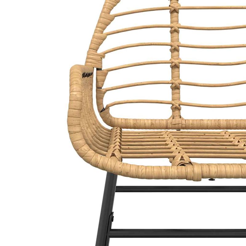 Casa si Gradina - Gradina si terasa - Mobilier exterior - Seturi mobila gradina - Set de sufragerie de gradina 9 piese sticla maro din poli ratan - Infinity.ro
