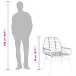 Casa si Gradina - Gradina si terasa - Mobilier exterior - Seturi mobila gradina - Set de sufragerie de gradina 9 piese sticla maro din poli ratan - Infinity.ro