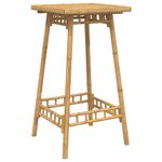 Casa si Gradina - Gradina si terasa - Mobilier exterior - Seturi mobila gradina - Set bar de exterior 3 piese pliabil din bambus, formă rotund - Infinity.ro