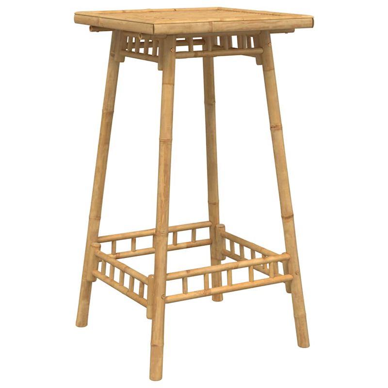 Casa si Gradina - Gradina si terasa - Mobilier exterior - Seturi mobila gradina - Set bar de exterior 3 piese pliabil din bambus, formă rotund - Infinity.ro