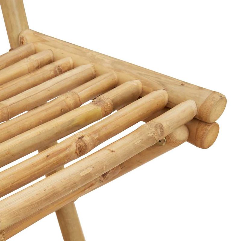 Casa si Gradina - Gradina si terasa - Mobilier exterior - Seturi mobila gradina - Set bar de exterior 3 piese pliabil din bambus, formă rotund - Infinity.ro
