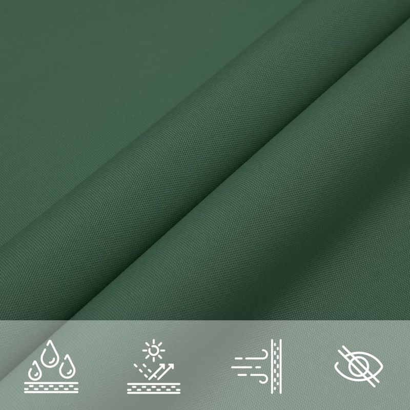 Casa si Gradina - Gradina si terasa - Umbrele si pavilioane - Umbrele - Parasolar, verde inchis, 5x5x5 m, tesatura oxford, triunghiular - Infinity.ro