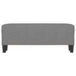 Casa si Gradina - Mobilier - Canapele si coltare - Banchete - Banca, gri inchis, 100x35x41 cm, textil - Infinity.ro