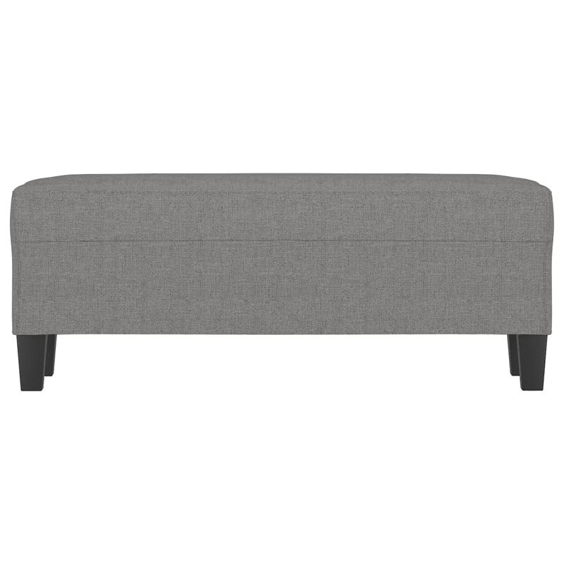 Casa si Gradina - Mobilier - Canapele si coltare - Banchete - Banca, gri inchis, 100x35x41 cm, textil - Infinity.ro