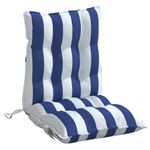 Casa si Gradina - Textile si covoare - Perne si pilote - Perne decorative - Perne de scaun spatar mic, 6 buc. dungi albastre&albe, textil - Infinity.ro
