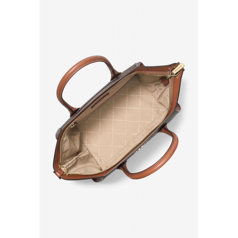 Fashion, accesorii si bijuterii - Femei - Accesorii femei - Genti si rucsacuri femei - Geanta dama mare Avril Signature 35F4G4VS3B 43 x 23.4 x 18 cm Maro - Infinity.ro